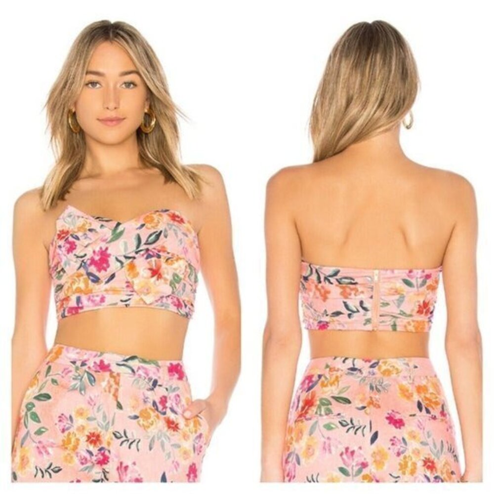 Lovers and Friends Twist Turn Top - Sunset Floral